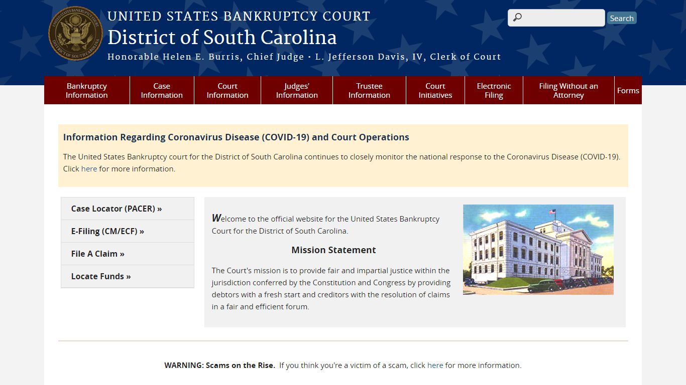 District of South Carolina | United States Bankruptcy Court